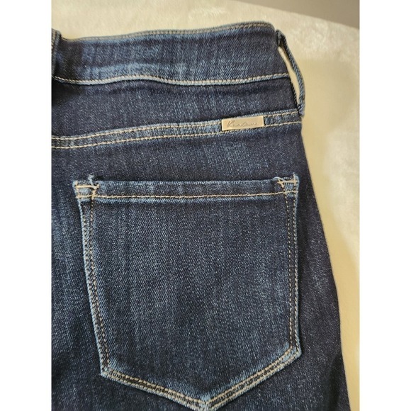 Kan Kan curvy birdie high rise skinny jeans dark wash sz 29 button fly stretch - Picture 5 of 9